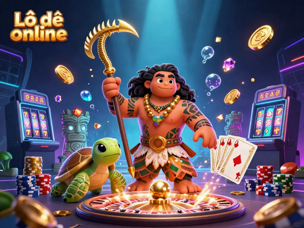Experience thrilling gameplay with Lô đề online as a demigod hawk and turtle showcase dynamic casino elements.