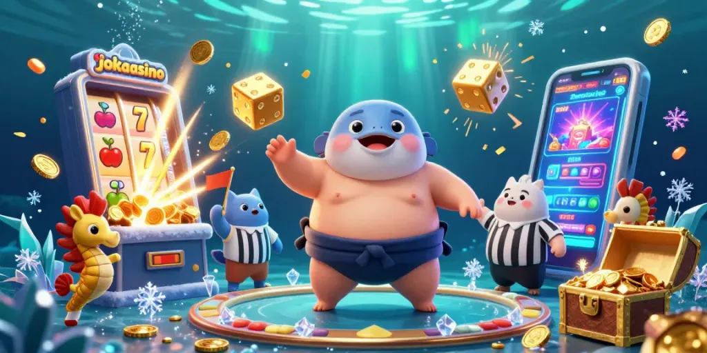 Jouez à jokacasino avec des jeux de casino colorés et des jackpots explosifs.