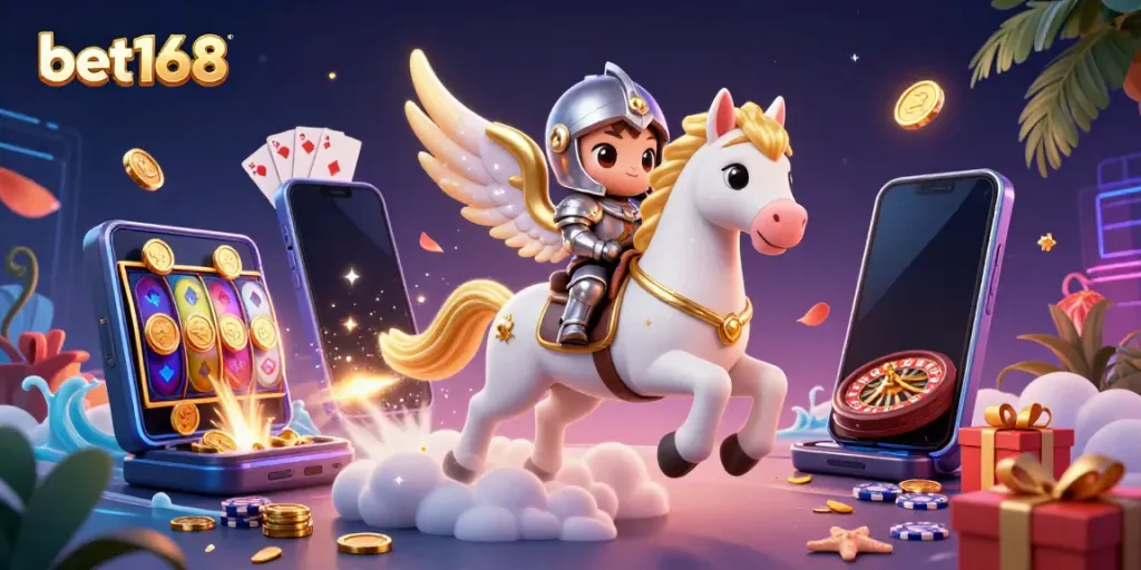 Experience exciting wins with bet168's dynamic casino scene featuring captivating characters and engaging games.